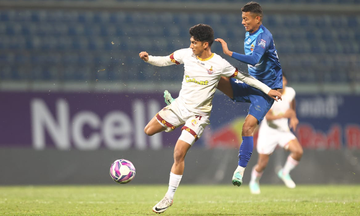 पोखरा एनसेल नेपाल सुपर लिगको प्लेअफमा, बुटवल २–० ले पराजित (तस्बिरहरू)