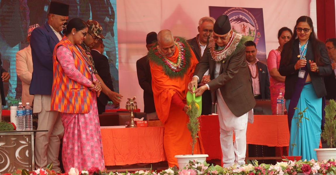 प्रधानमन्त्री ओलीले गरे पाणिनि सम्मेलन उद्घाटन