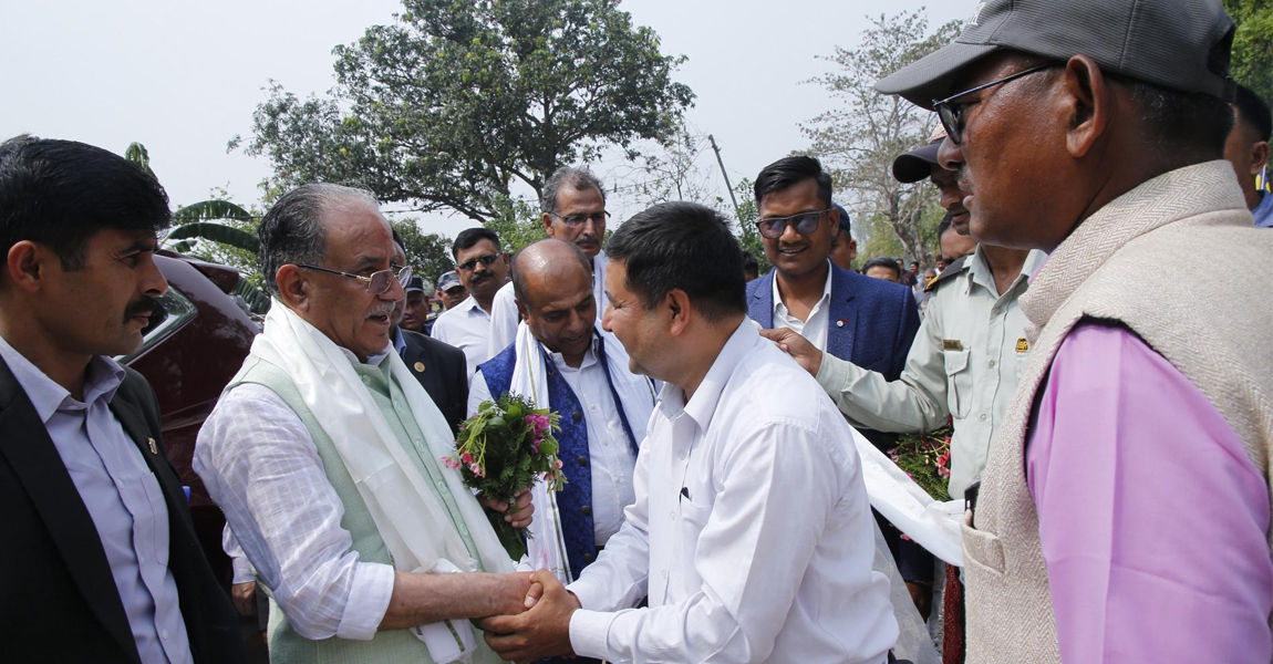 पूर्वप्रधानमन्त्री प्रचण्डद्वारा तिलौराकोटको अवलोकन, बौद्ध पर्यटनको प्रवर्द्धनमा जोड