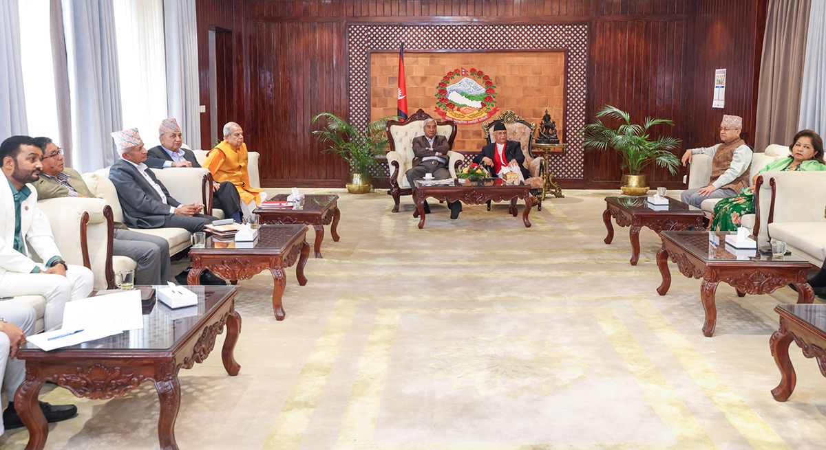 सत्तापक्षीय दलको बैठकमा नेताहरूले भने– व्यवस्थामाथिको आक्रमणलाई जवाफ दिने गरी कार्यक्रम ल्याइयाेस्