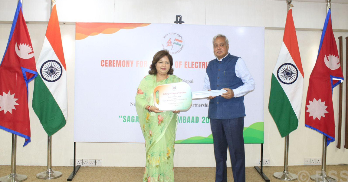 सगरमाथा संवादका लागि भारत सरकारबाट सवारीसाधन सहयोग