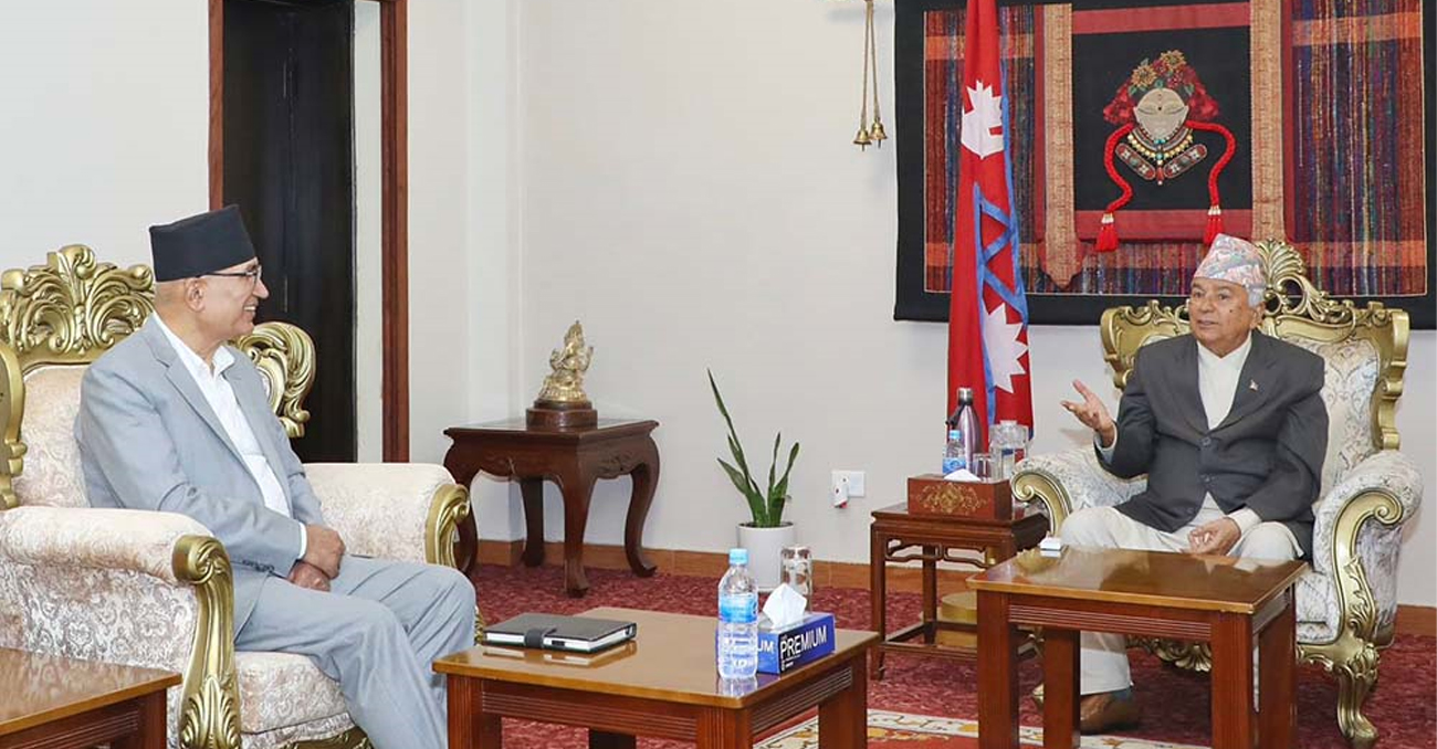 अर्थमन्त्रीले गरे बजेटबारे राष्ट्रपतिलाई ब्रिफिङ