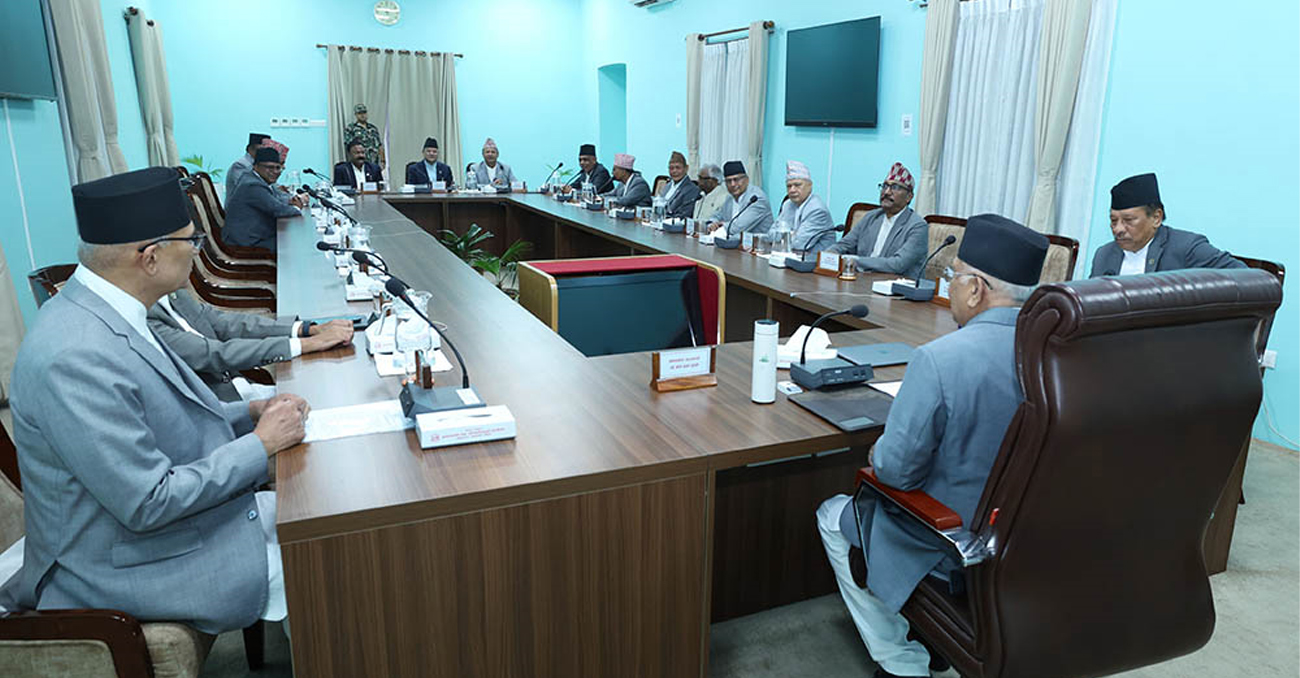 मन्त्रिपरिषद् बैठकद्वारा बजेट अनुमोदन