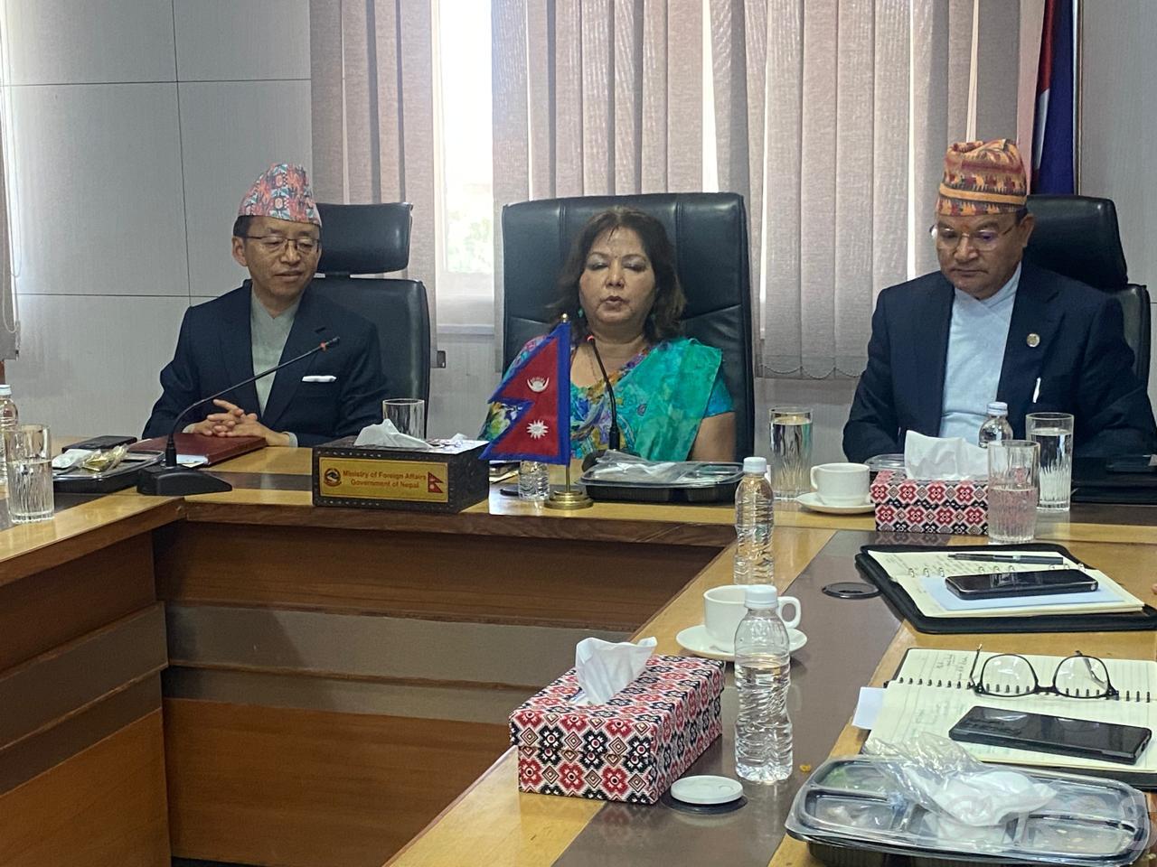 सगरमाथा संवादको पहिलो संस्करणको अन्तिम तयारीमा छौँ : परराष्ट्रमन्त्री राणा