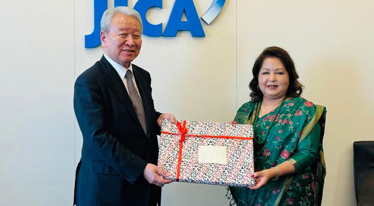 परराष्ट्रमन्त्री राणा र जाइकाका अध्यक्षबीच भेटवार्ता