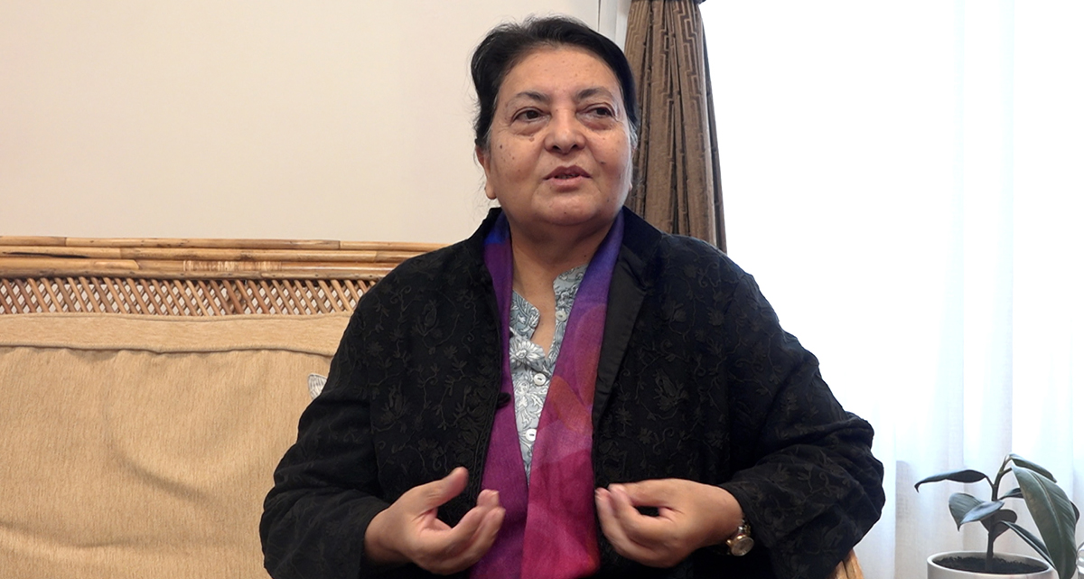 मेरो अबको बाँकी जीवन राष्ट्रका निम्ति रहन्छ : पूर्वराष्ट्रपति भण्डारी