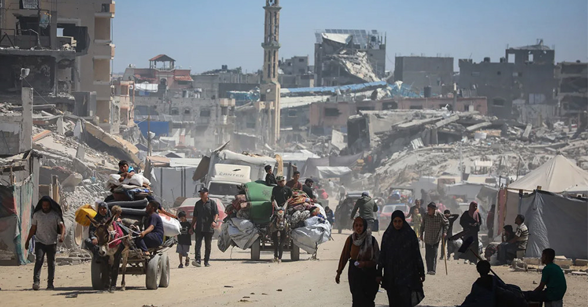 गाजा पट्टीको ७७ प्रतिशत भाग इजरायलको नियन्त्रणमा