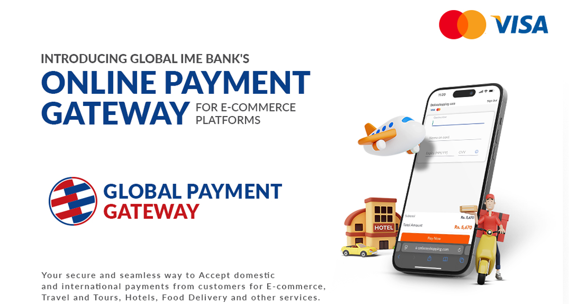 ग्लोबल आइएमई बैंकले सुरु गर्‍यो अनलाइन पेमेन्ट गेटवे