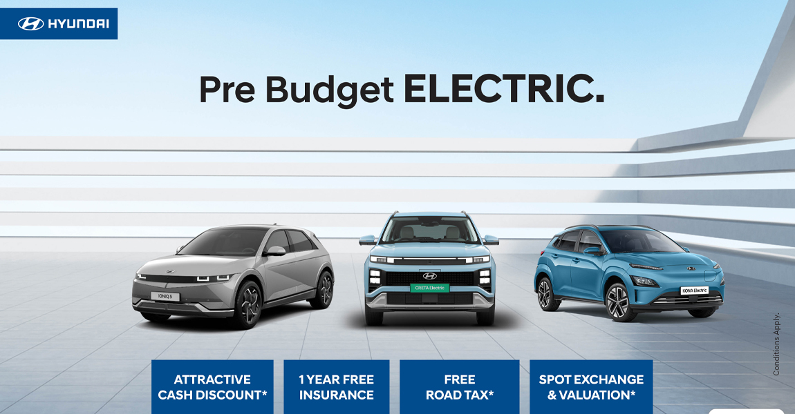 हुन्डाई इलेक्ट्रिक सवारीसाधनहरूमा प्रि-बजेट अफर