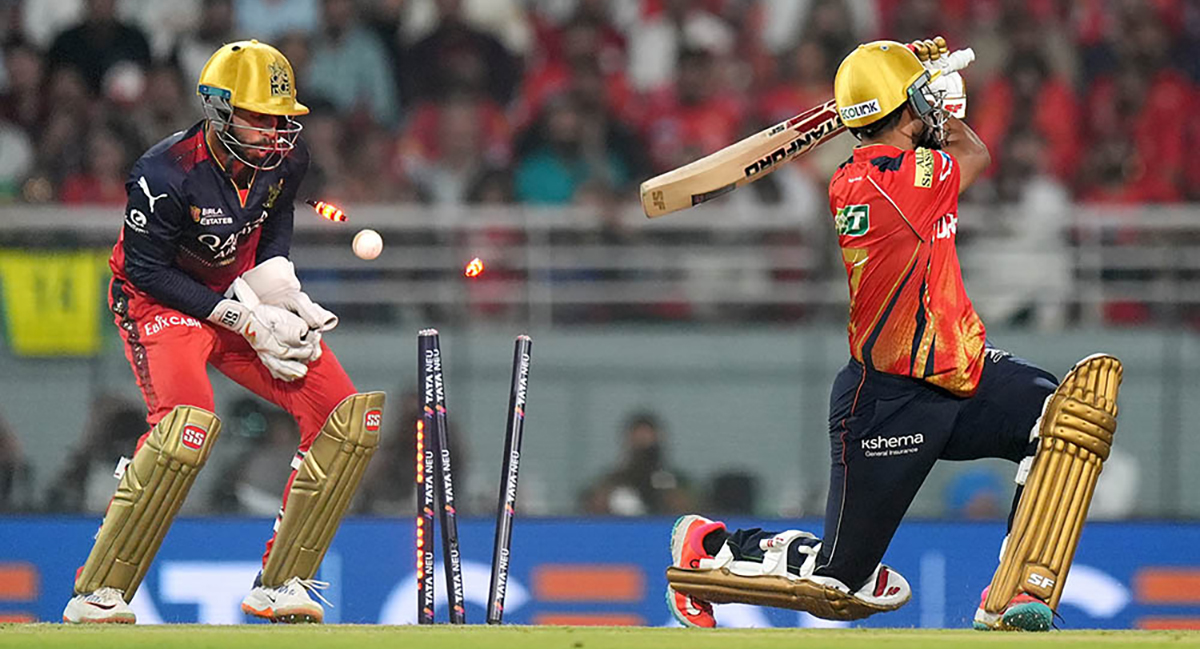 रोयल च्यालेन्जर्सको घातक बलिङ, पञ्जाब १०१ रनमा अलआउट