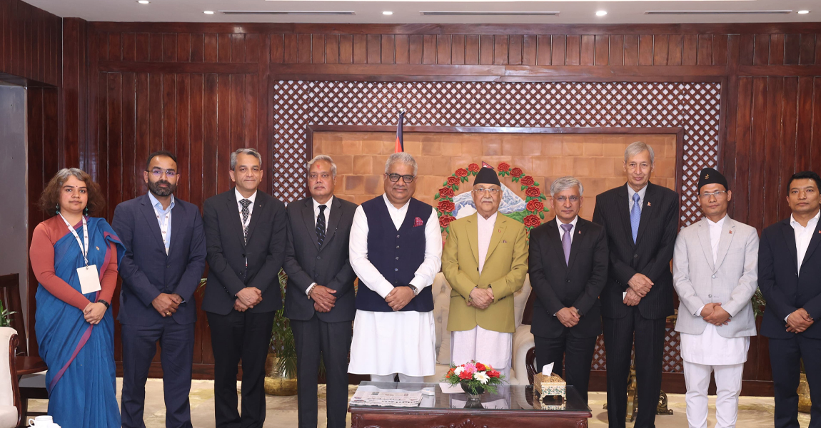 प्रधानमन्त्रीसँग भारतका वनमन्त्रीको शिष्टाचार भेट