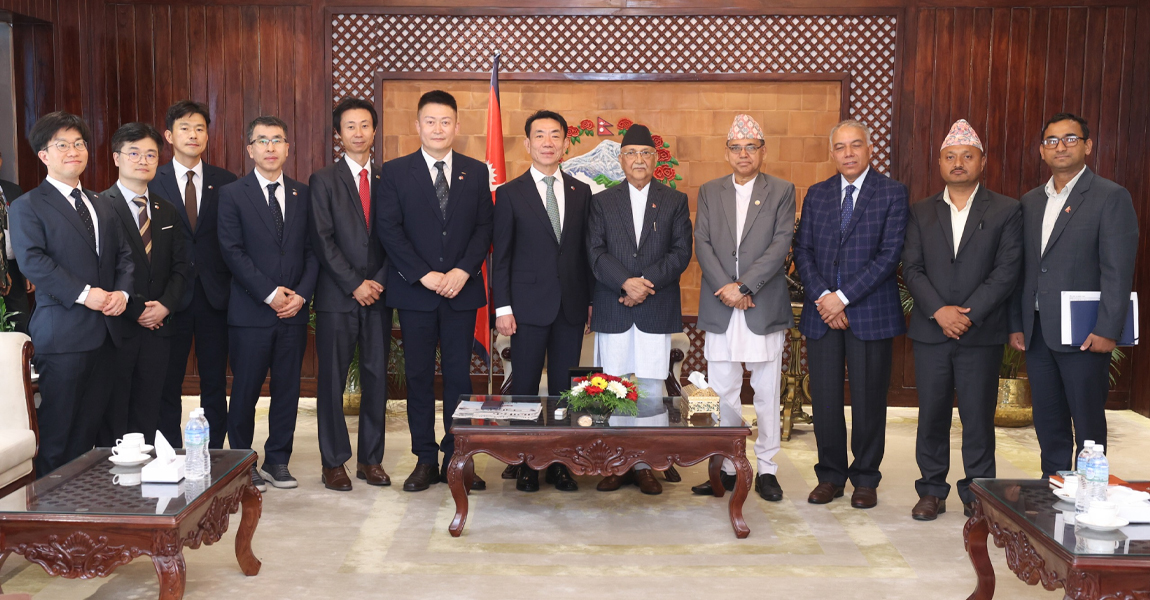 प्रधानमन्त्रीसँग ‘कोरिया रेलरोड कर्पोरेशन’का प्रमुखको भेट