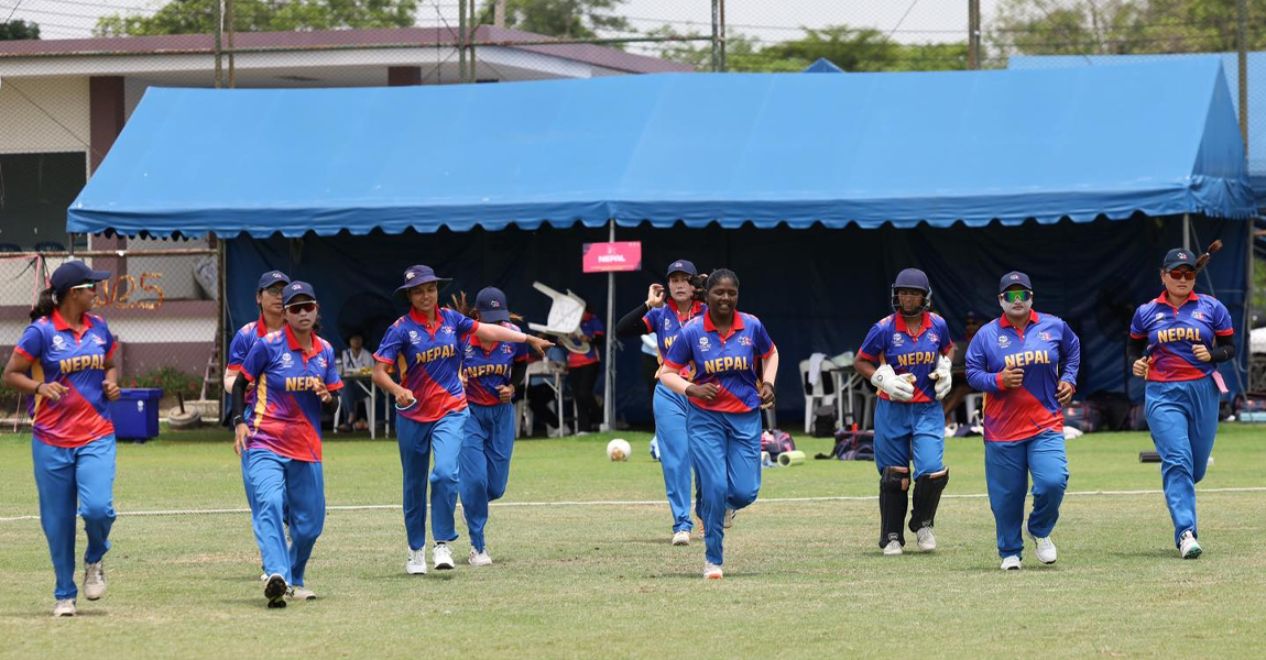 यूएईलाई पाँच विकेटले हराउँदै नेपाल ग्लोबल क्वालिफायरमा छनोट