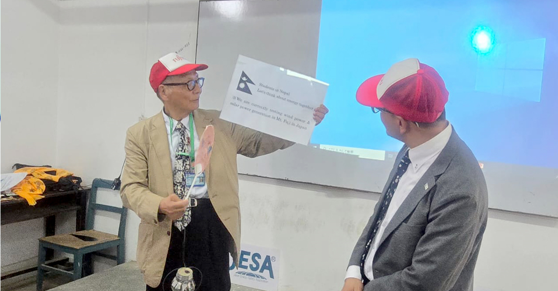 नेपाल इन्जिनियरिङ कलेजमा प्रोटोटाइप सौर्य–वायु हाइब्रिड ऊर्जा टर्बाइन जडान