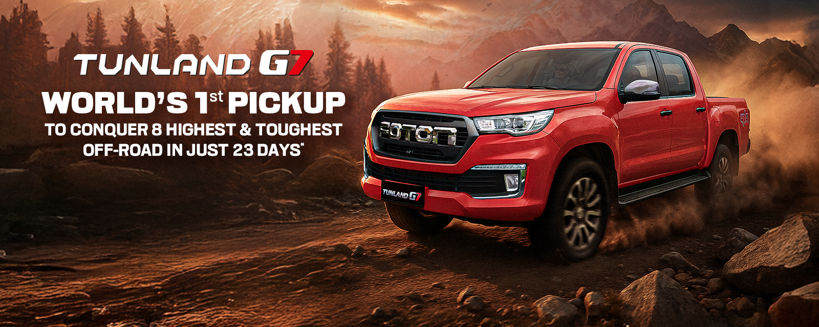 २३ दिनमा देशभरिका ८ कठिन अफ-रोड ट्रेल पार गर्ने पिकअप टुनल्यान्ड