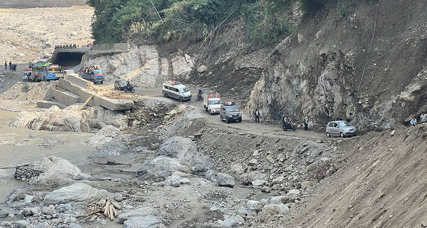 विपी राजमार्गमा आजैदेखि १५ दिनसम्मका लागि रातिमा बन्द गरिने