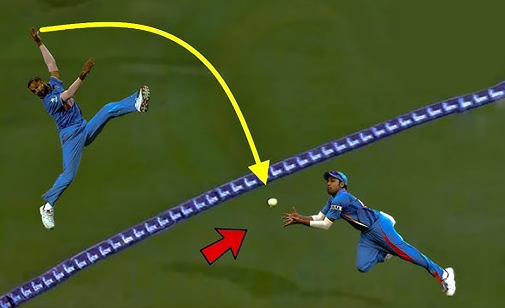 आईसीसीले परिवर्तन गर्‍यो बाउन्ड्रीमा क्याच गर्ने नियम