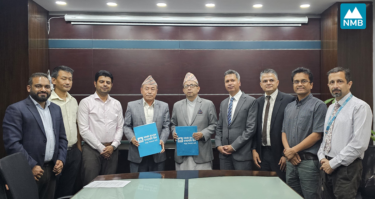 एनएमबी बैंकले माथिल्लो मैवाखोला जलविद्युत आयोजनाको वित्तीय व्यवस्थापन गर्ने