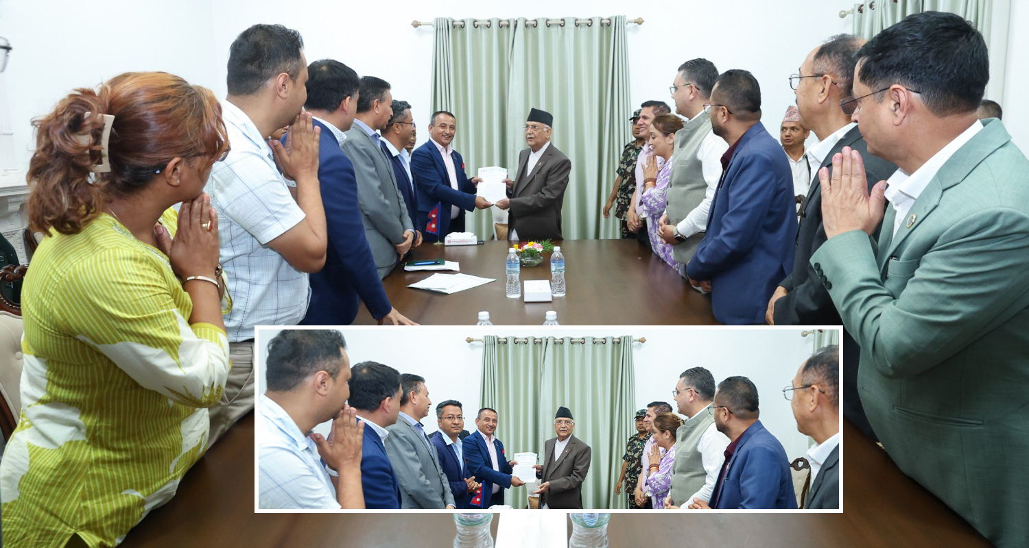 आन्दोलन घोषणा गरेको इप्पानले प्रधानमन्त्रीलाई बुझायो ज्ञापनपत्र