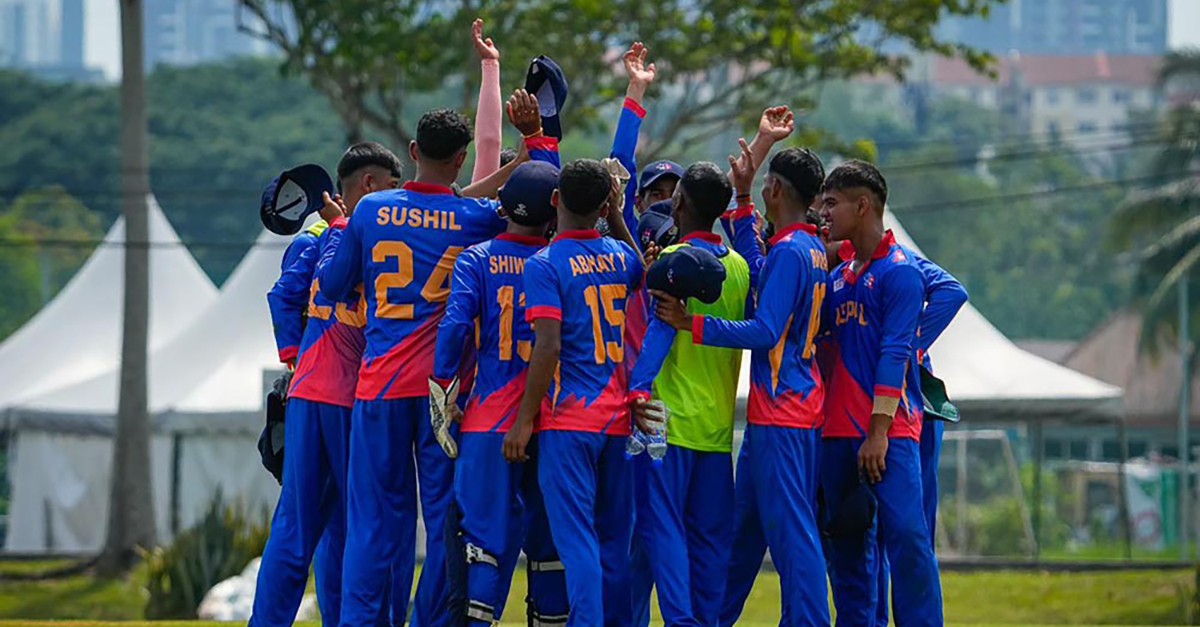 एसीसी यू–१६ इस्ट जोन क्रिकेटमा नेपालको विजयी सुरूआत