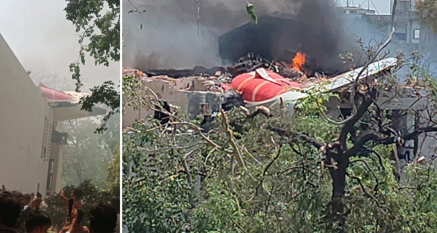 इन्टर्न डाक्टर बस्ने होस्टेलमा ठोक्किएको थियो एअर इण्डियाको जहाज, थुप्रै हताहत भएको आशङ्का