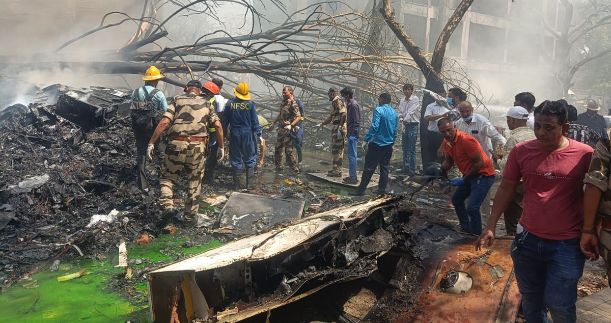 एअर इण्डियाको जहाज दुर्घटनाका प्रत्यक्षदर्शी भन्छन्– भूकम्पजस्तै लागेको थियो