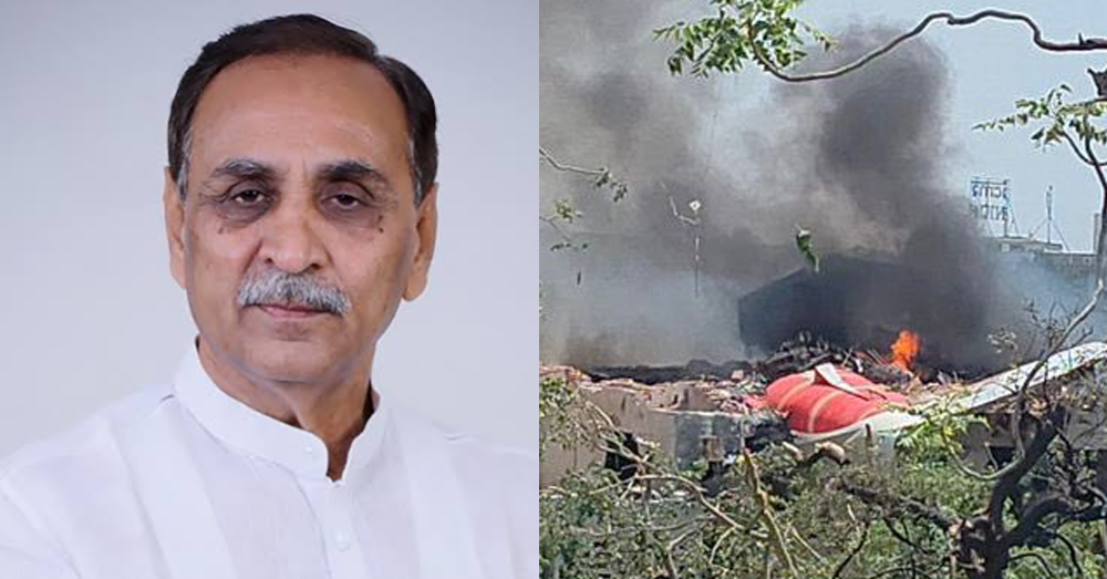 दुर्घटनाग्रस्त एयर इण्डियाको विमानमा गुजरातका पूर्व मुख्यमन्त्री सवार