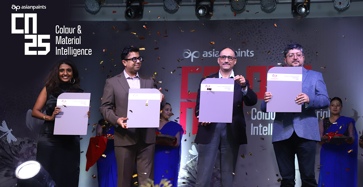 एसियन पेन्ट्सद्वारा ‘कार्डिनल’ लाई ‘कलर नेक्स्ट २०२५’ घोषणा