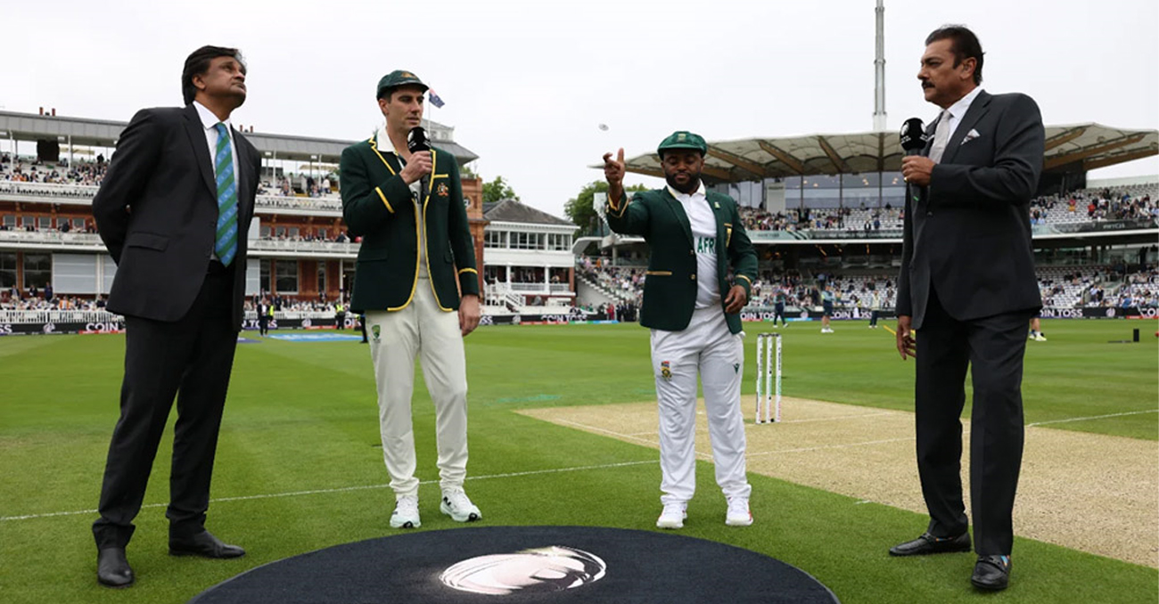 विश्व टेस्ट च्याम्पियनसिपको फाइनलमा टस हारेर पहिला ब्याटिंग गर्दै अस्ट्रेलिया