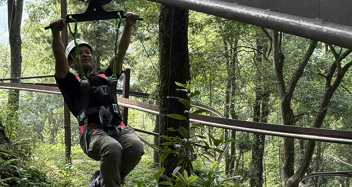 काठमाडौं नजिकको साहसिक गन्तव्य ‘वनजङ्गल एडभेञ्चर’