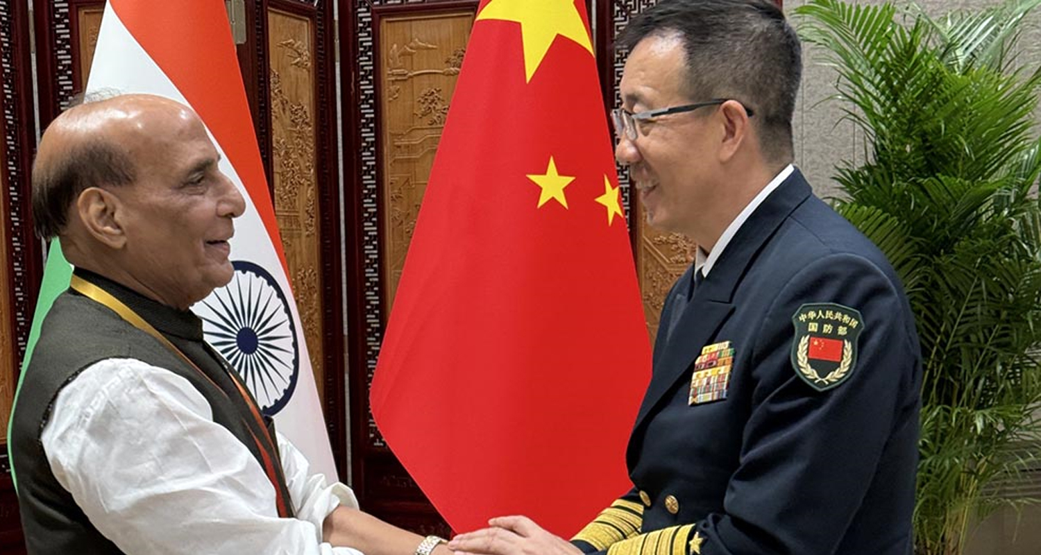 भारत र चीनका रक्षामन्त्रीबीच भेटवार्ता
