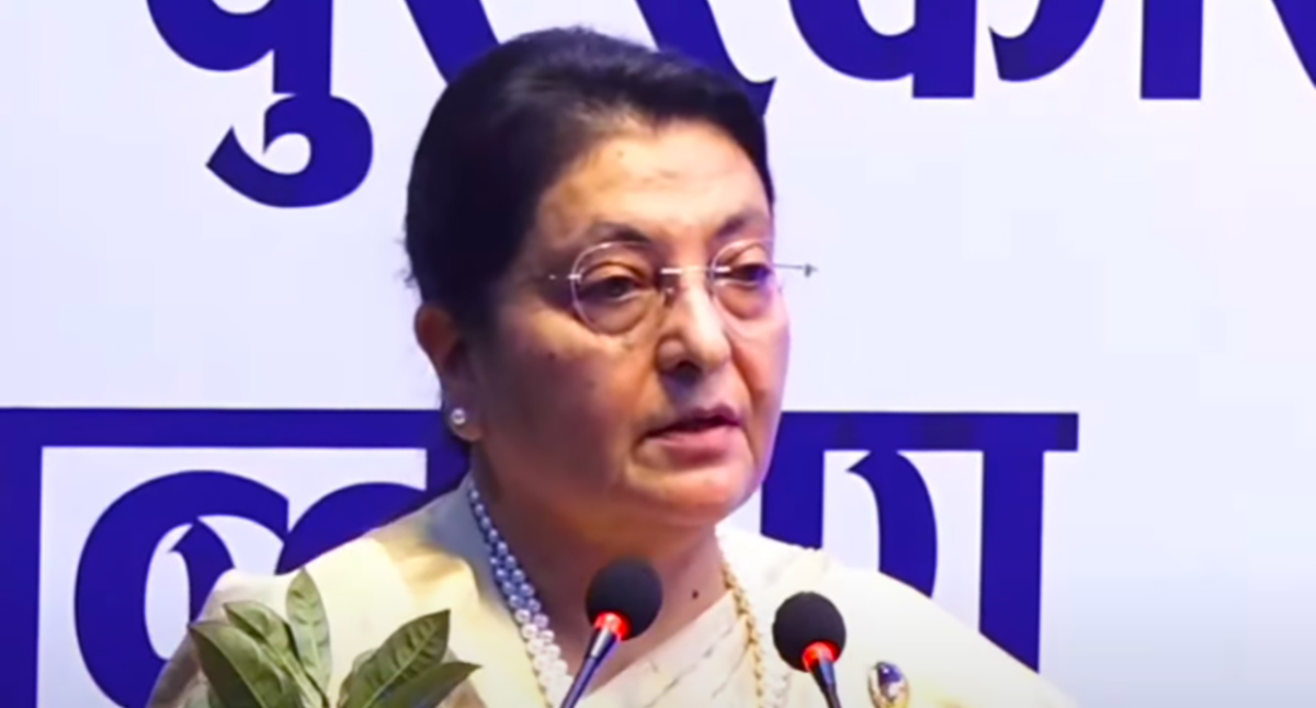 औपचारिक घोषणासहित एमालेको राजनीतिमा फर्किइन् पूर्वराष्ट्रपति भण्डारी (सम्बोधनको पूर्णपाठसहित)