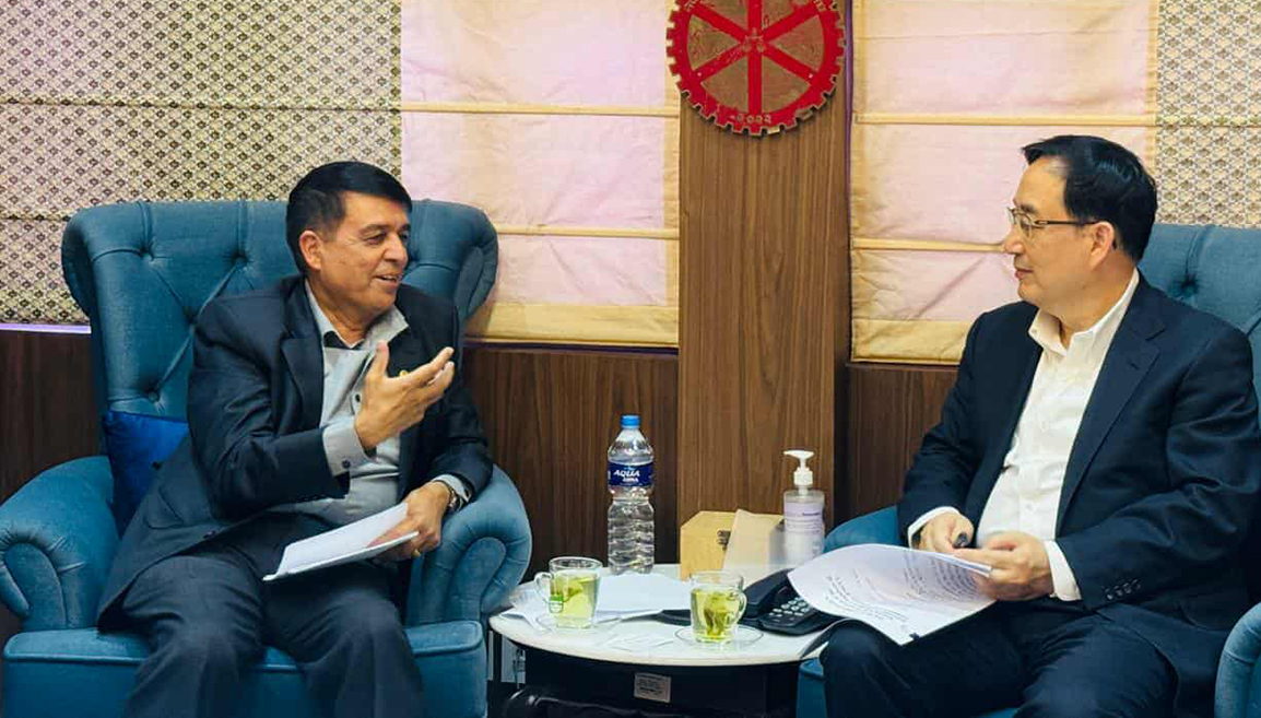 प्रविधि र नवप्रर्वतनमा सहकार्य गर्न चिनियाँ मन्त्रीलाई अध्यक्ष ढकालको आग्रह