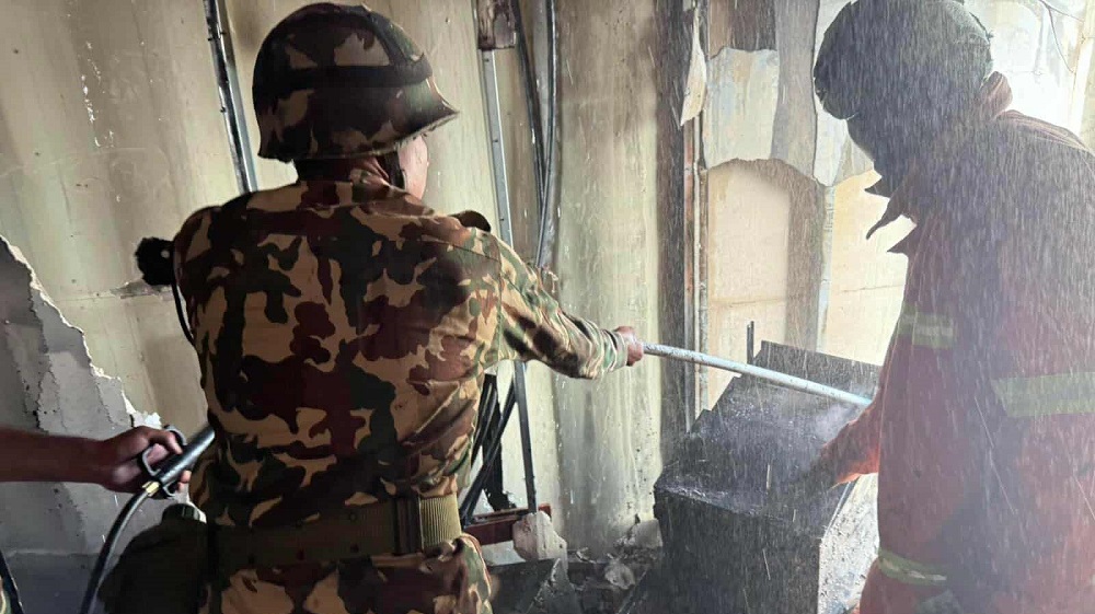 हामा स्टिलमा लागेको आगो निभाइयो