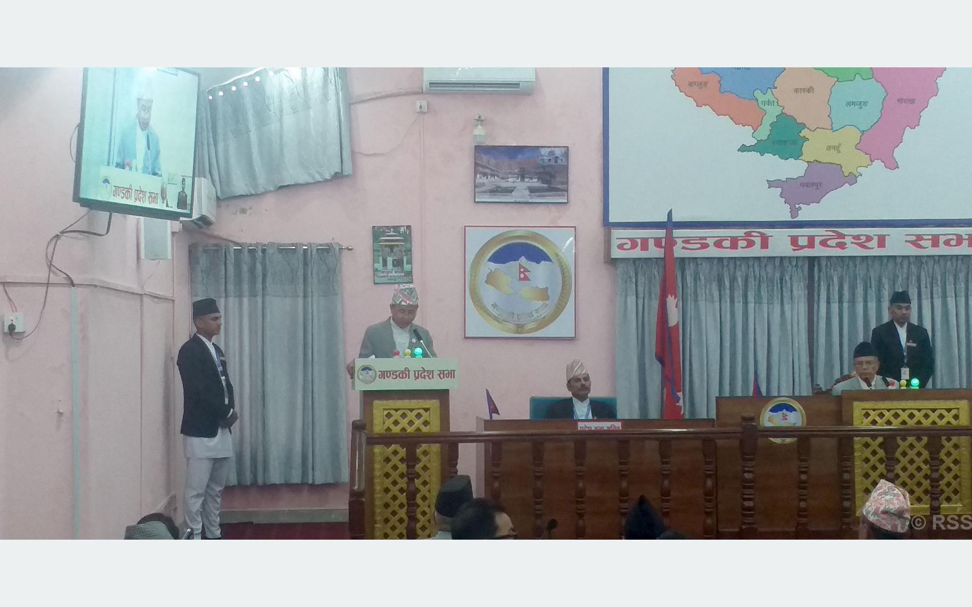 गण्डकी प्रदेश सरकारले ल्यायो ३१ अर्ब ९७ करोडको बजेट, कुन मन्त्रालयलाई कति ?