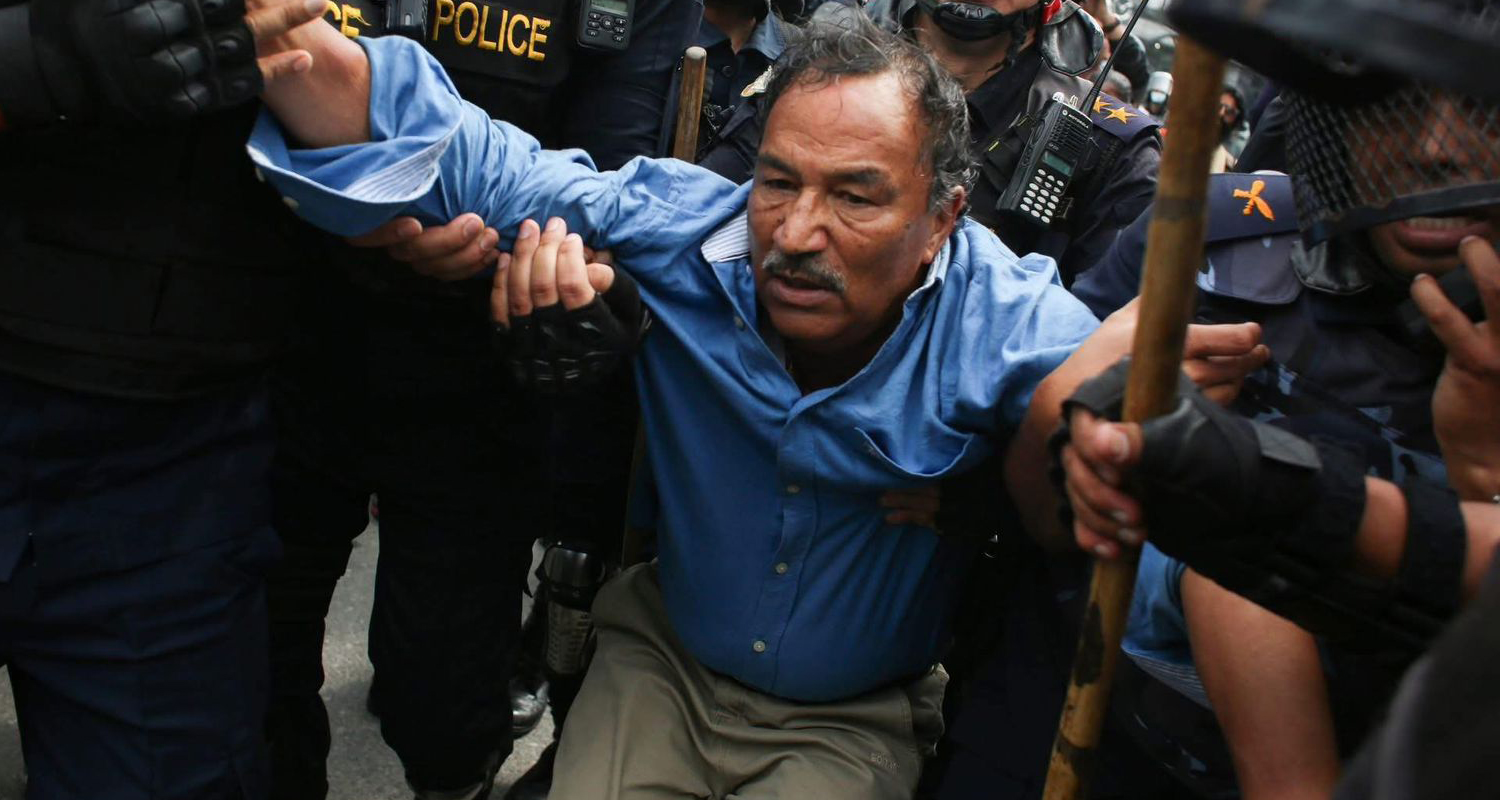 पक्राउ परेका थापा लगायत सबैलाई रिहा नगरे भोलीबाट थप शसक्त आन्दोलन गर्ने