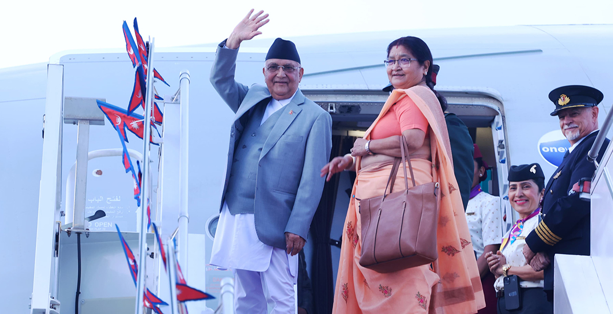 स्पेन उडे प्रधानमन्त्री ओली (तस्बिरहरू)