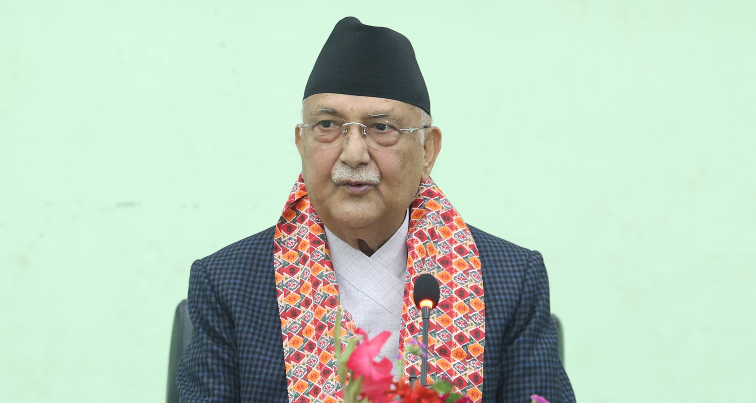 राष्ट्रमाथि खडा गरिएको चुनौतीलाई सामना गरौं : ओली