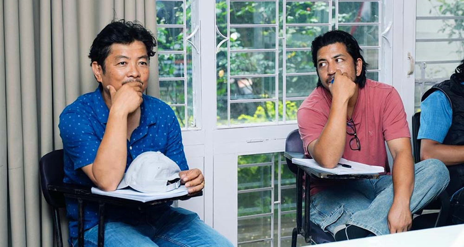 चलचित्र ‘मिरमिरे’ को वर्कसपमा दयाहाङ र प्रकाश