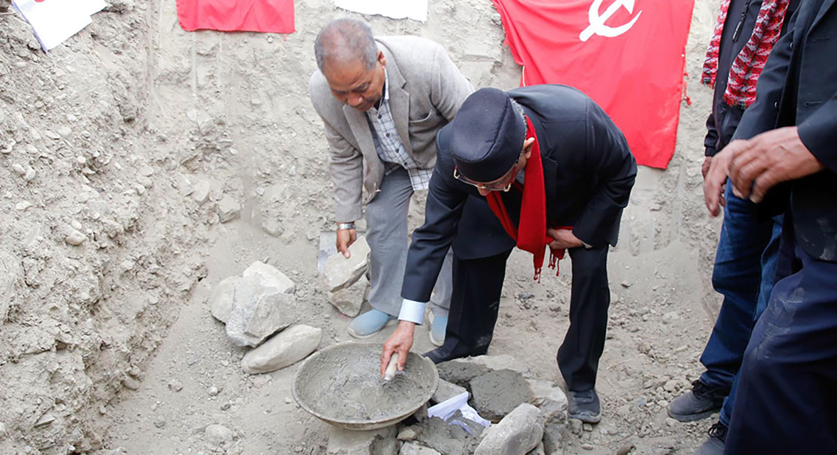 मुस्ताङमा पार्टी कार्यालय शिलान्यास गर्दै प्रचण्डले के भने ?