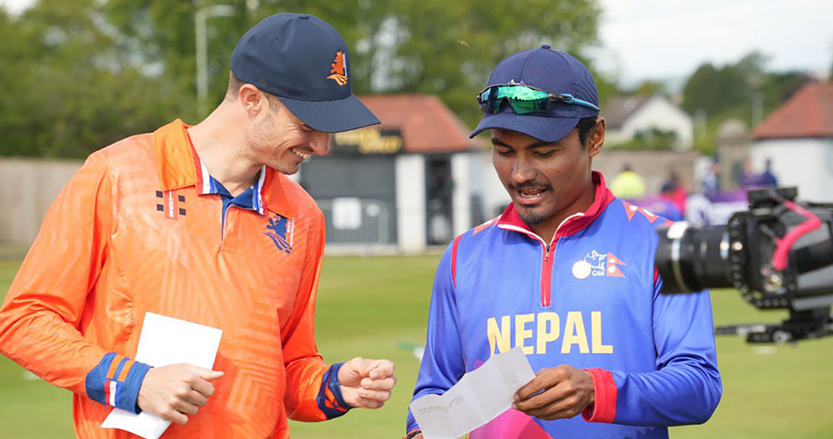 त्रिकोणात्मक टी–२० सिरिजमा आज नेपाल र नेदरल्याण्ड्स भिड्दै