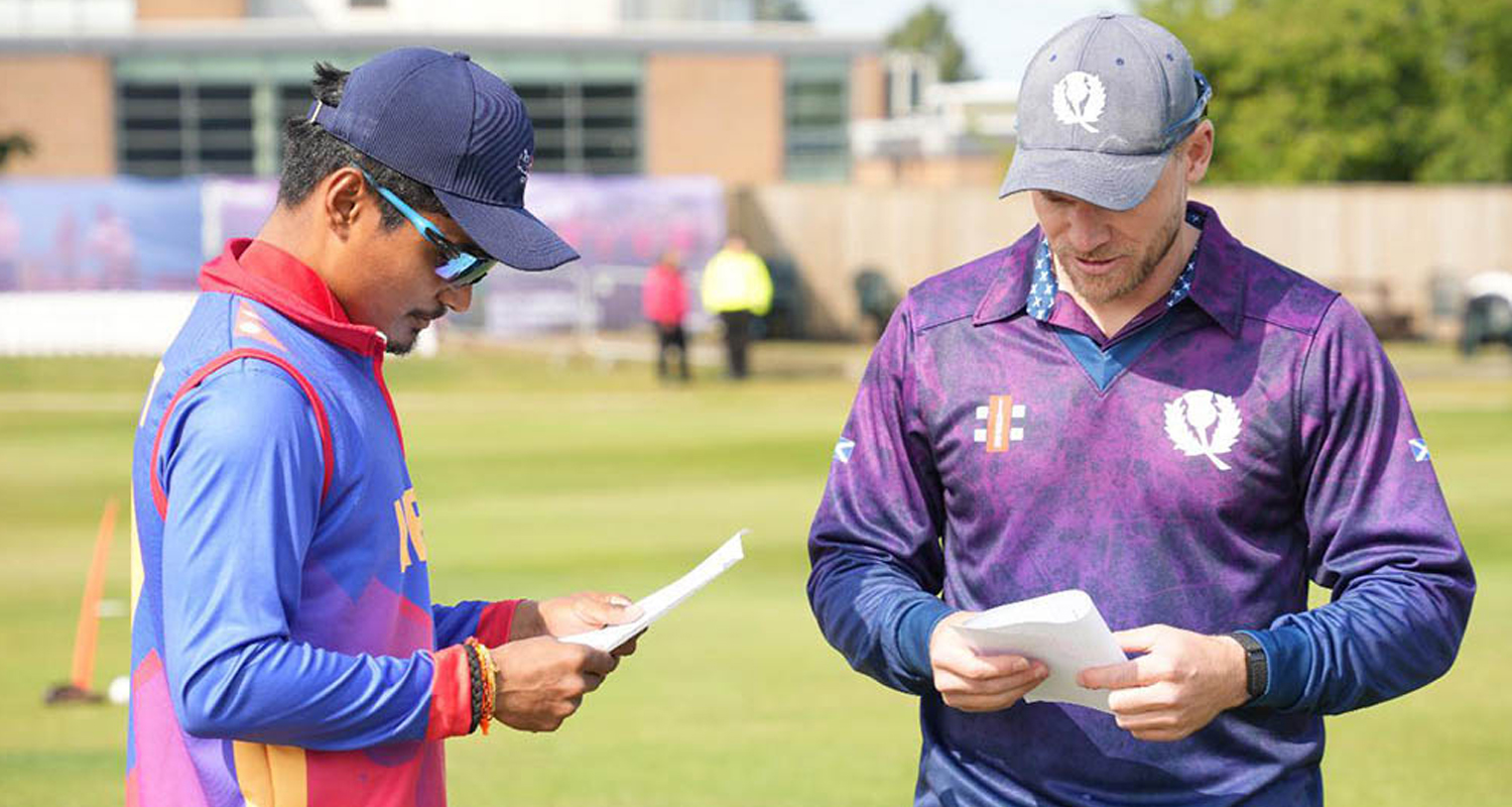 त्रिकोणात्मक टी–२० सिरिजमा आज नेपाल र स्कटल्याण्ड खेल्दै