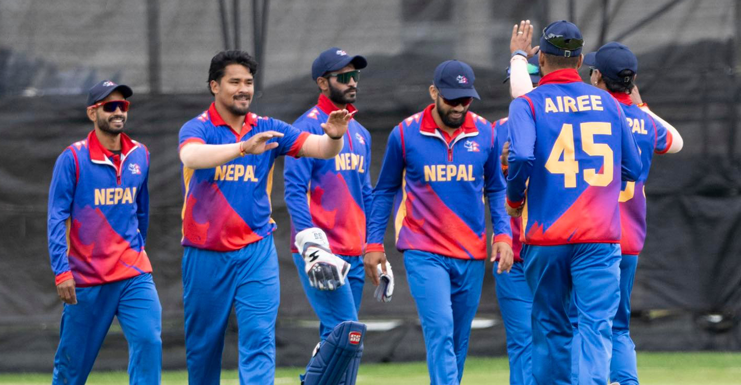 नेदरल्याण्ड्सले नेपाललाई दियो २२६ रनको चुनौती