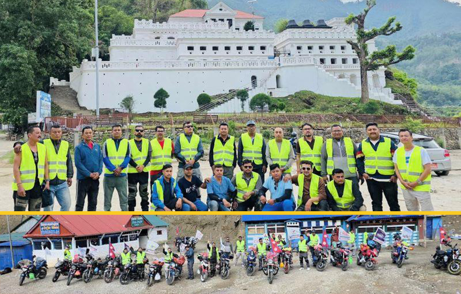 ७६९ किलोमिटर यात्रासहित सकियो हिमालयन राइडर्सको रूकुम यात्रा