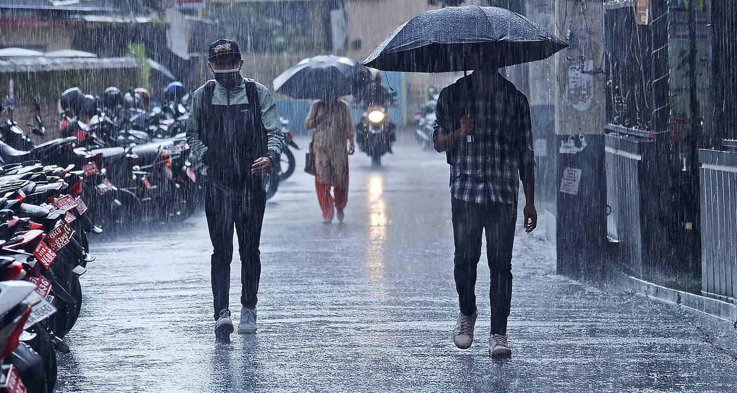 देशभर मनसुनी वायुको प्रभाव, यी चार प्रदेशमा धेरै भारी वर्षाको सम्भावना
