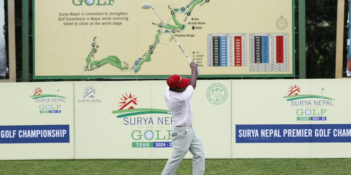 सूर्य नेपाल प्रिमियर गल्फ च्याम्पियनशिप सुरू, पहिलो दिन रविलाई अग्रता