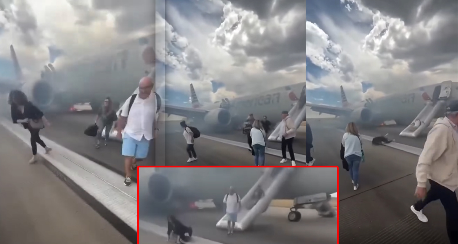 १७९ यात्रु बोकेर उड्न लागेको विमानमा अचानक आगो लागेपछि… (भिडिओ)