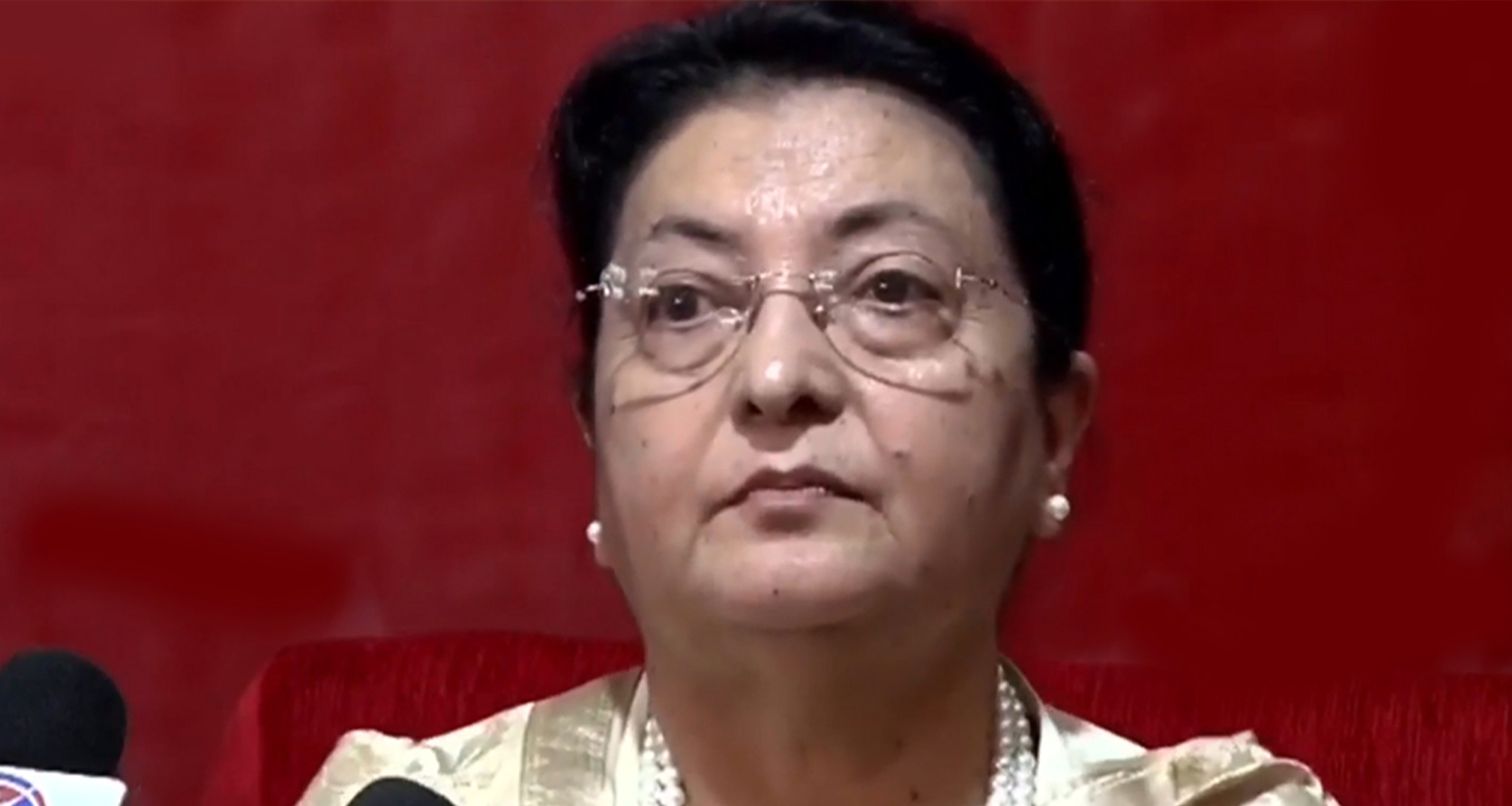 विद्या भण्डारीले पत्रकार सम्मेलन गरेर भनिन्– मलाई पार्टीको सदस्यताबाट बञ्चित गराउन मिल्दैन (पूर्णपाठ)