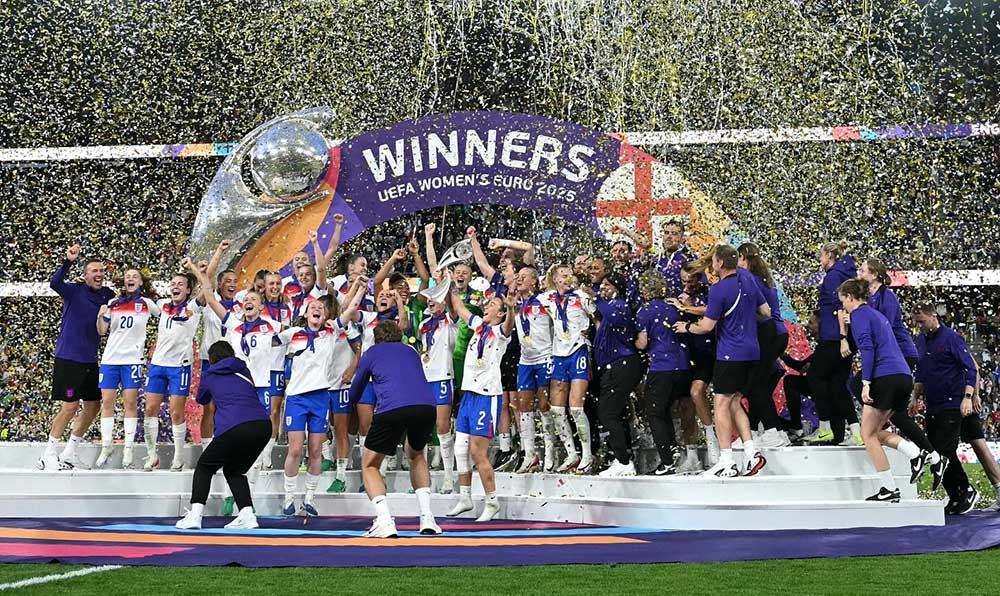 इङल्याण्डले जित्यो लगातार दोस्रो पटक महिला युरो कपको उपाधि