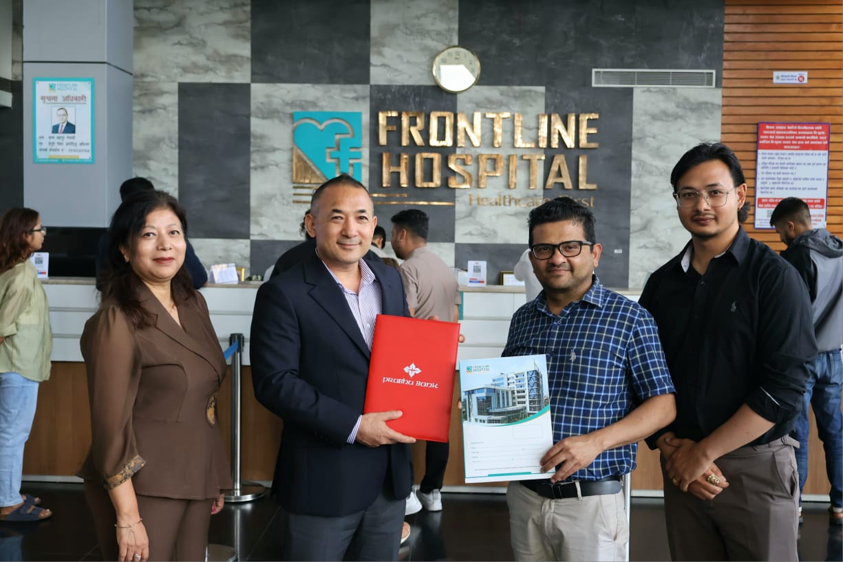 प्रभु बैंकका ग्राहक तथा कर्मचारीदेखि परिवारसम्मलाई फ्रन्टलाइन अस्पतालमा विशेष छुट